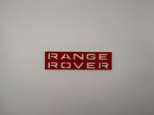 Range Rover Carpet Stencil