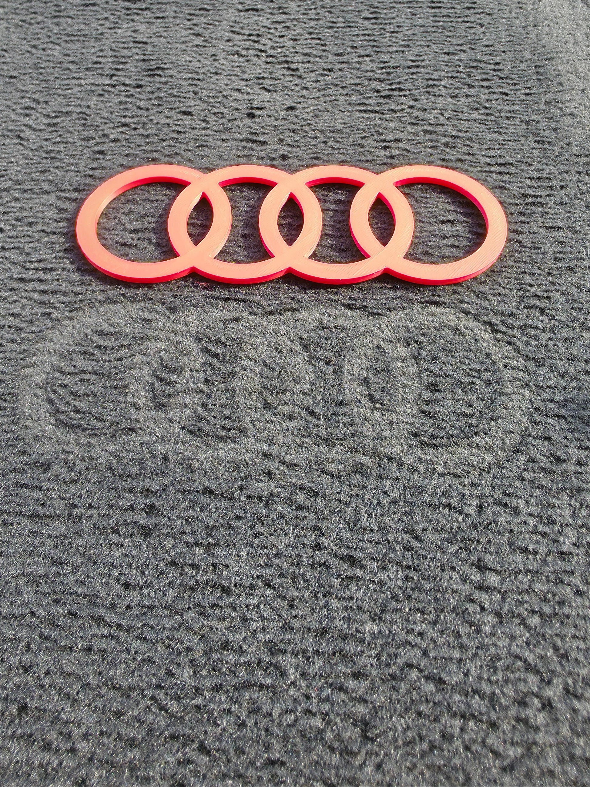 audi carpet stencil