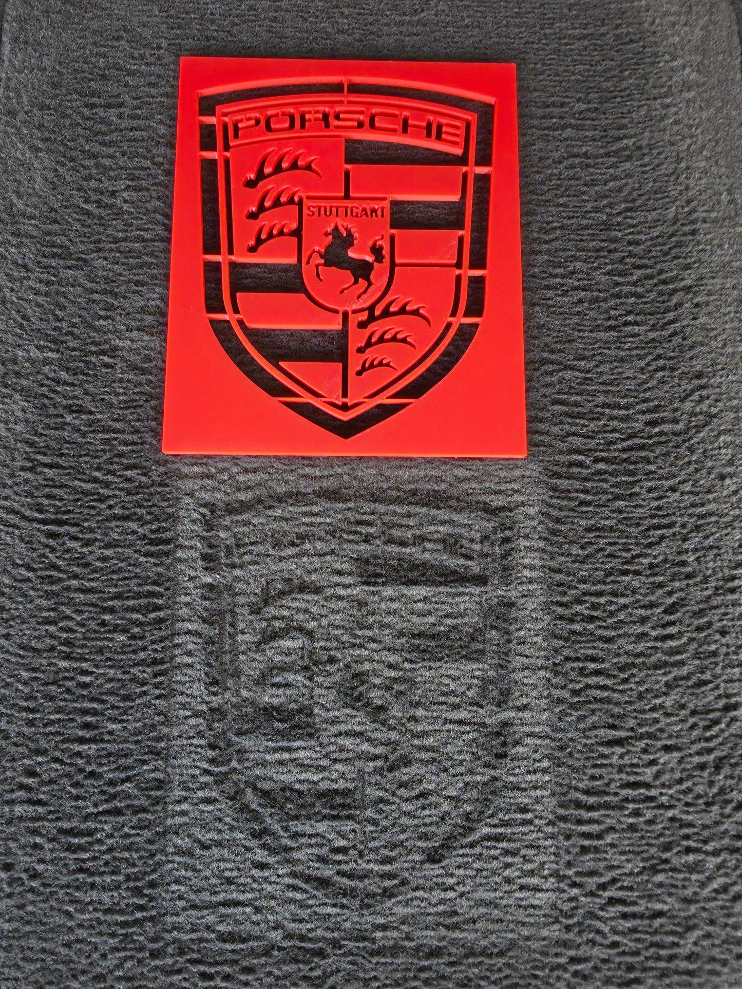 Porsche Carpet Stencil