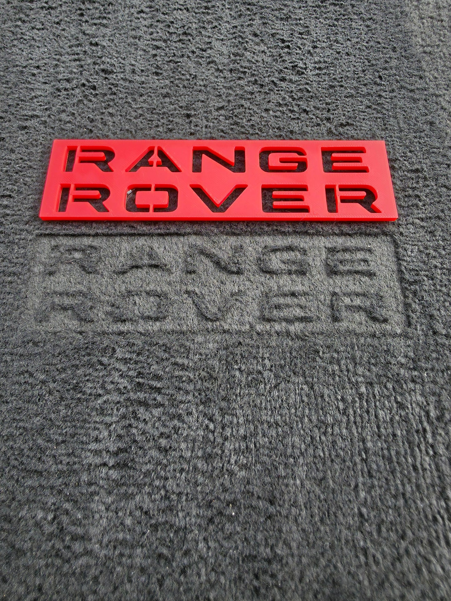 Range Rover Carpet Stencil