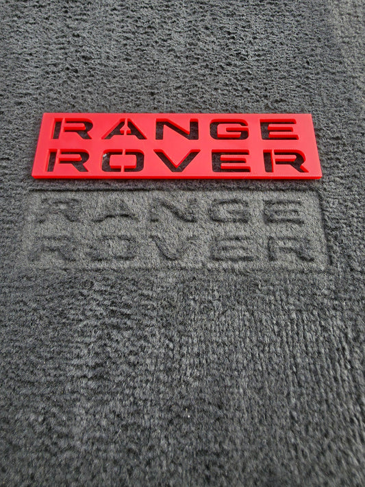 Range Rover Carpet Stencil