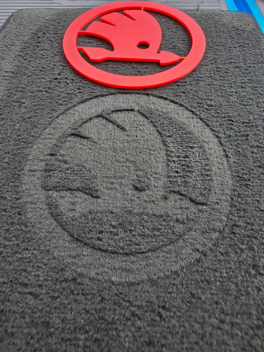 Škoda Carpet Stencil