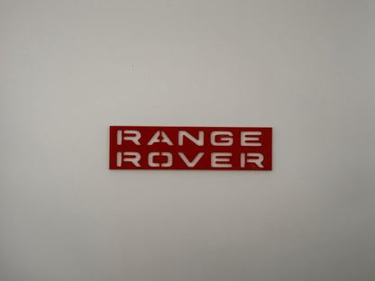 Range Rover Carpet Stencil
